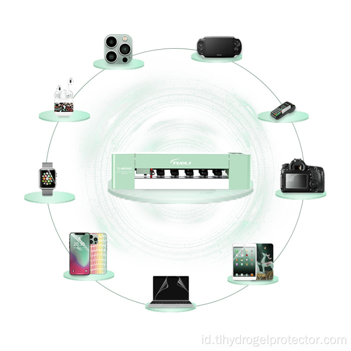 Mesin pemotong film hidrogel multi-fungsional